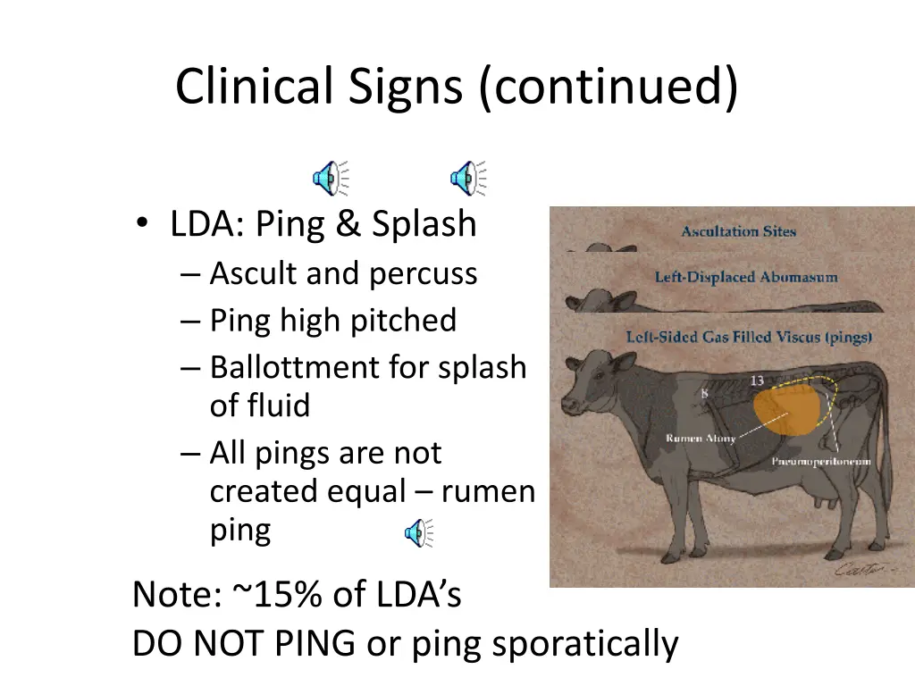 clinical signs continued 1