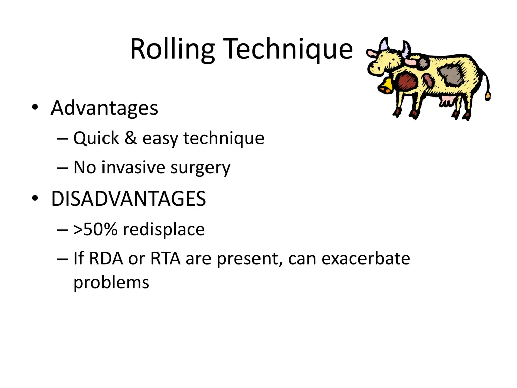 rolling technique