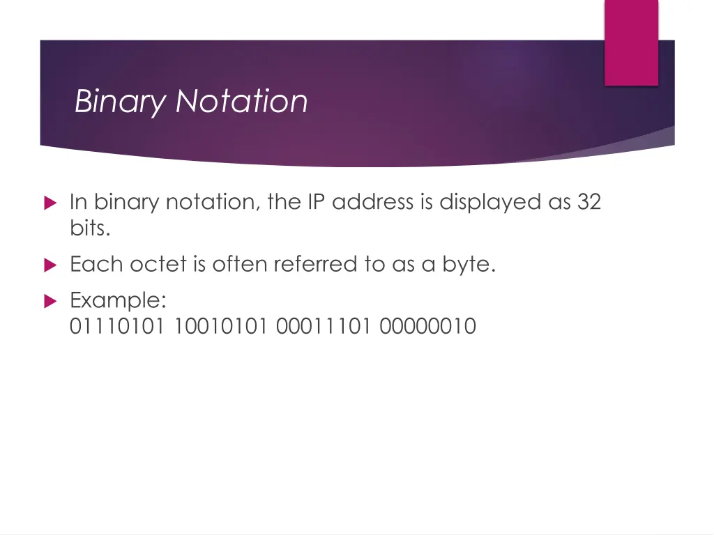 binary notation