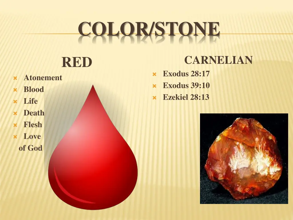 color stone