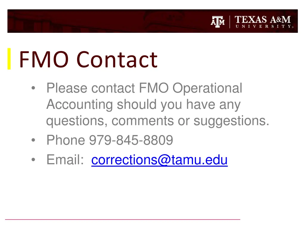 fmo contact please contact fmo operational