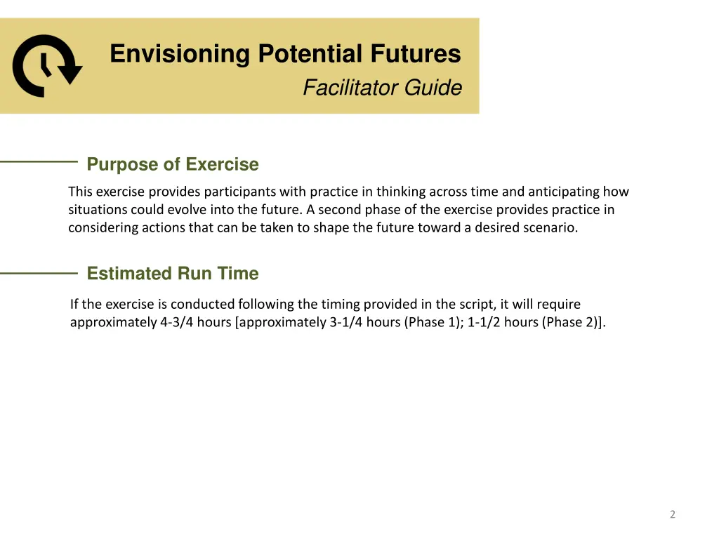 envisioning potential futures 1