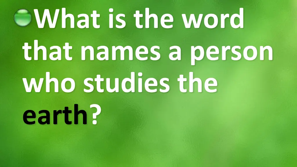 what is the word that names a person who studies