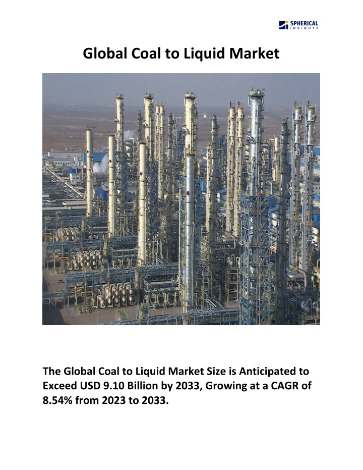 global coal to liquid market