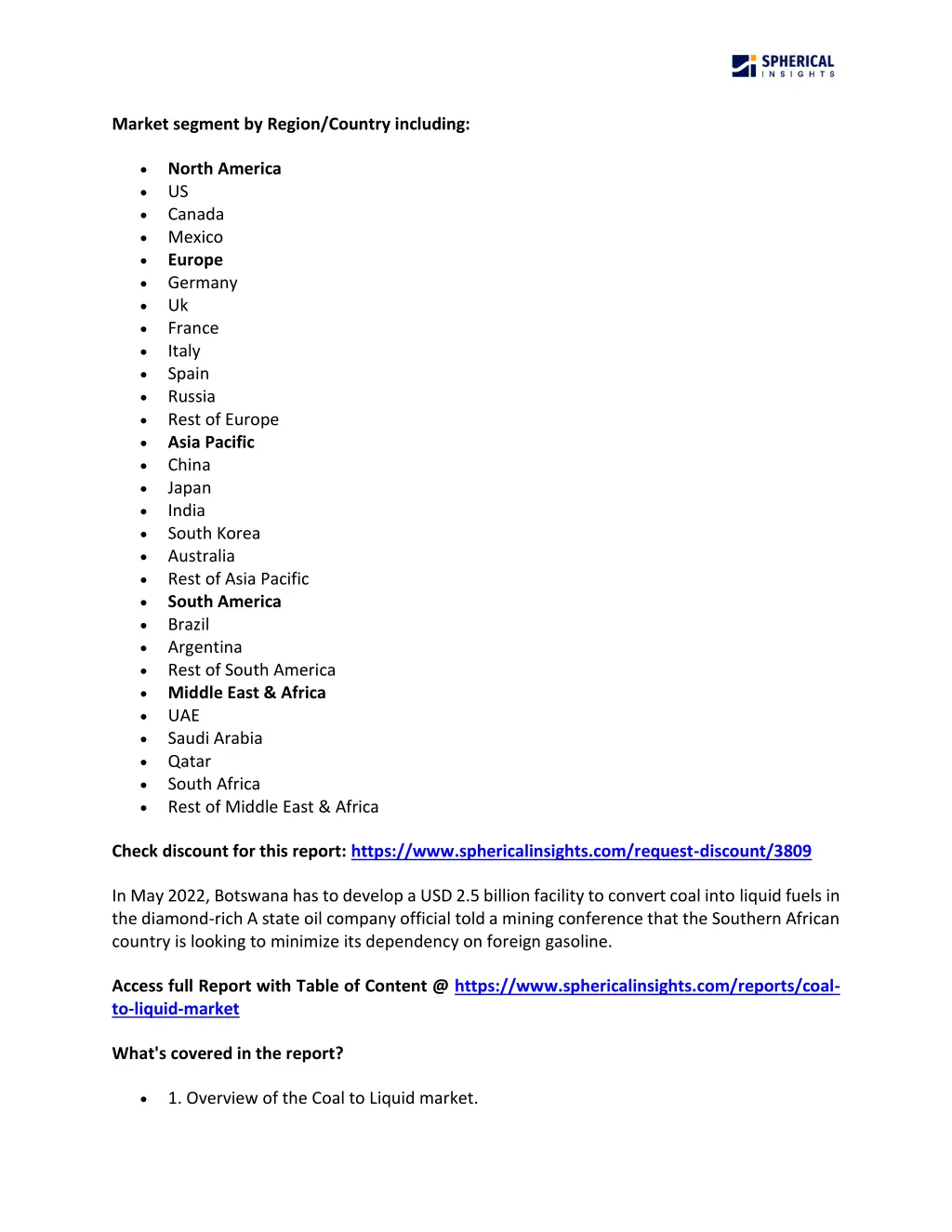 market segment by region country including