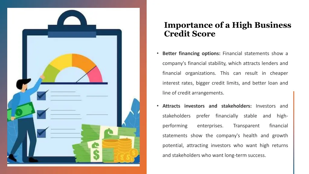 importance of a high business credit score