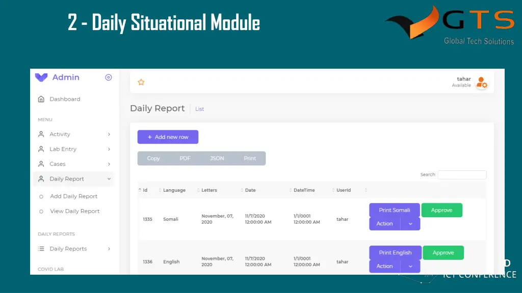 2 daily situational module