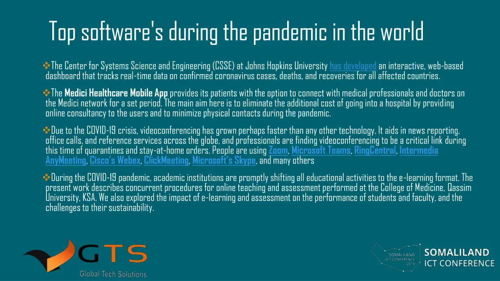 top software s during the pandemic in the world