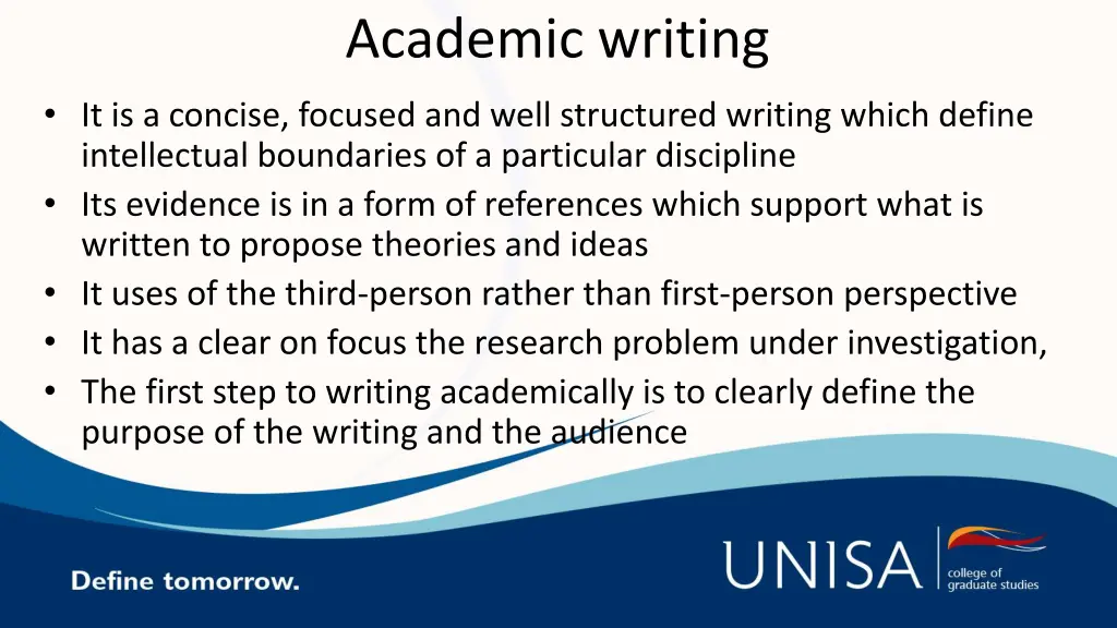 academic writing