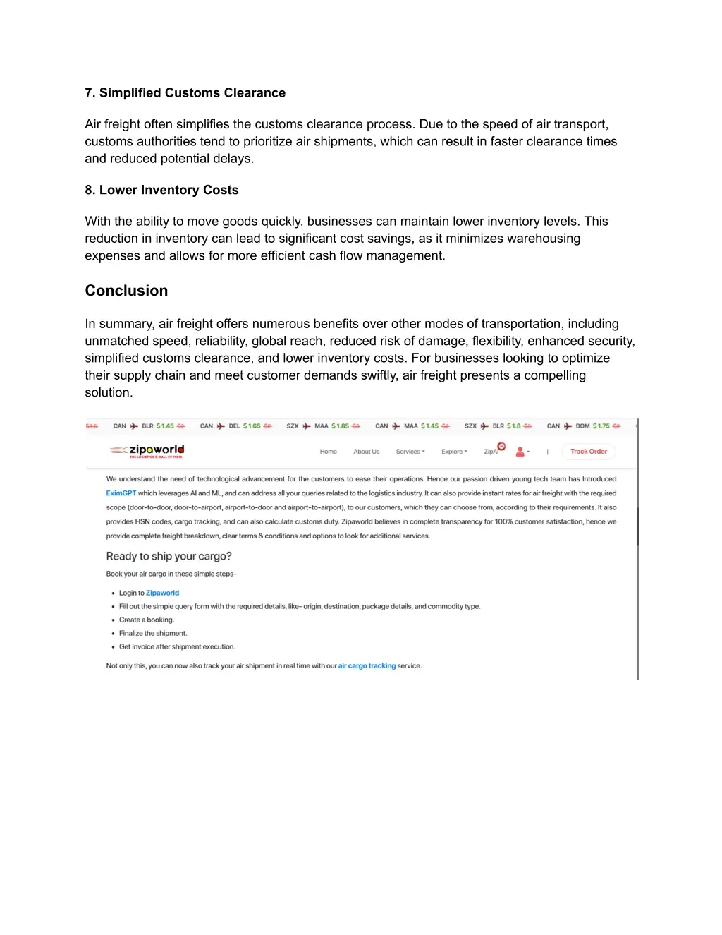 7 simplified customs clearance