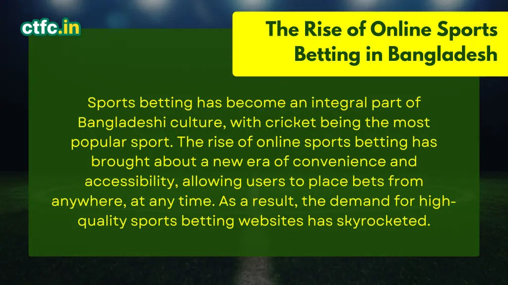 the rise of online sports betting in bangladesh