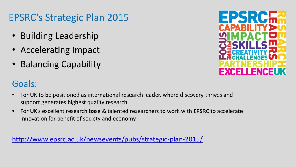 epsrc s strategic plan 2015