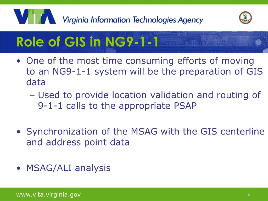 role of gis in ng9 1 1