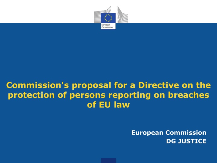 commission s proposal for a directive