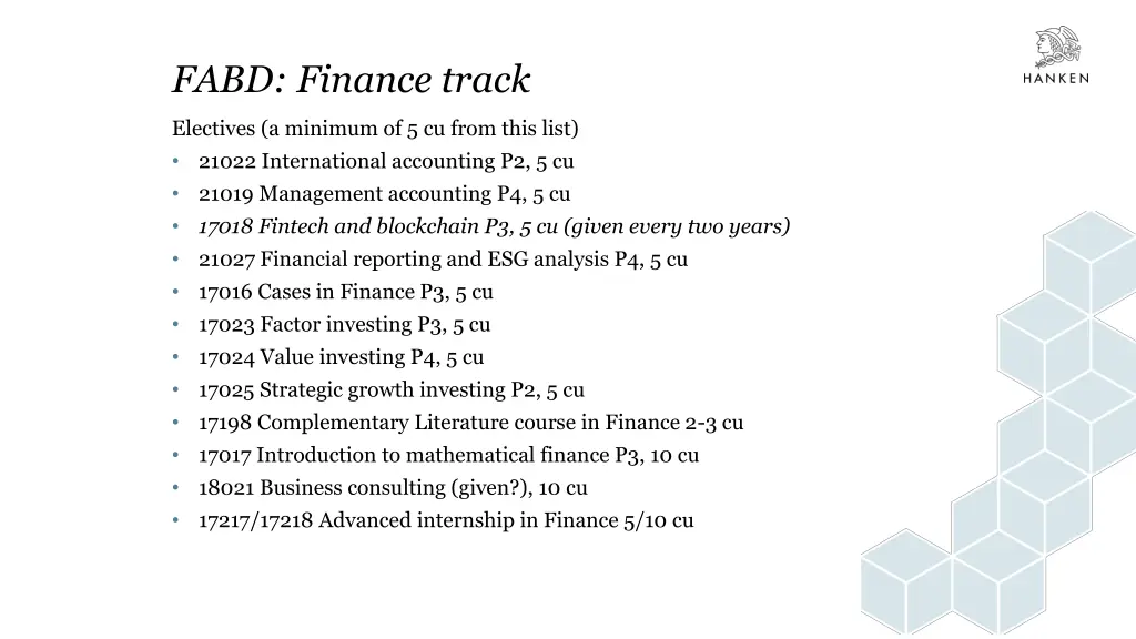 fabd finance track