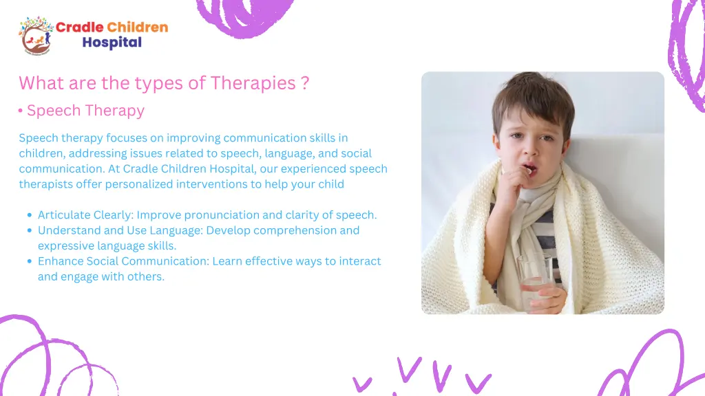 what are the types of therapies speech therapy