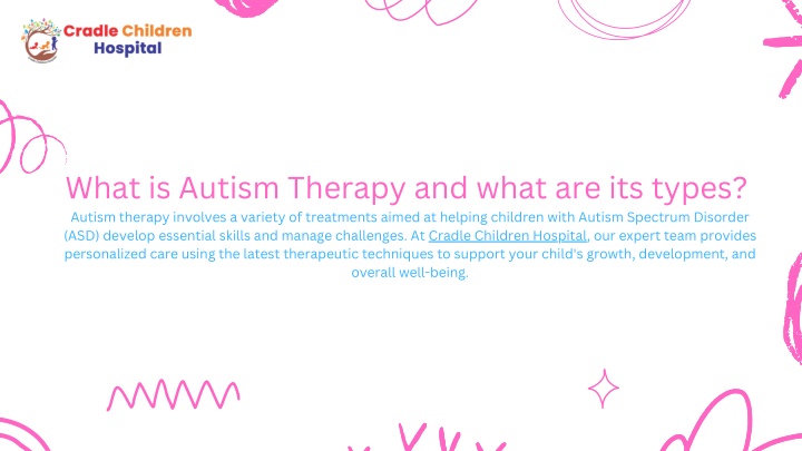 what is autism therapy and what are its types