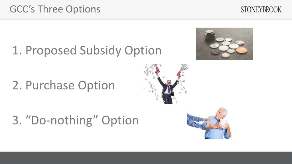 gcc s three options