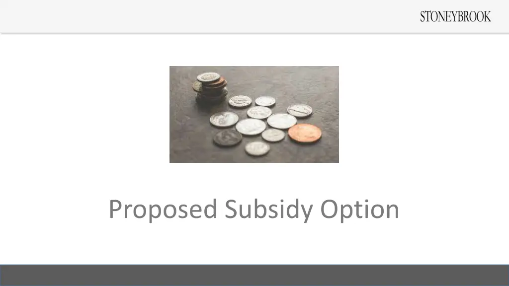 proposed subsidy option