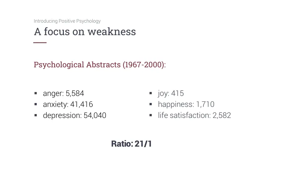 introducing positive psychology a focus 2