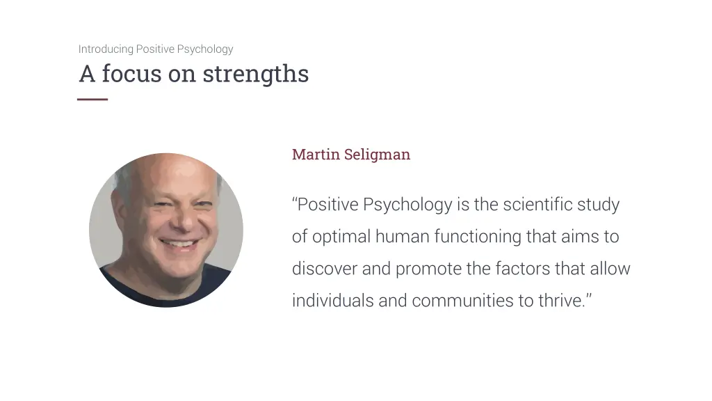 introducing positive psychology a focus 4