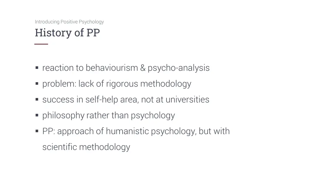 introducing positive psychology history of pp 1