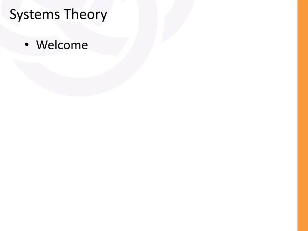 systems theory