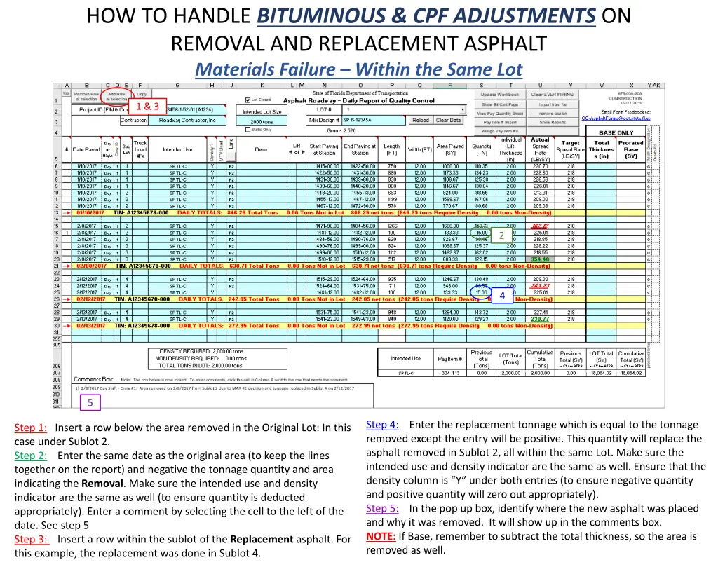 how to handle bituminous cpf adjustments 1