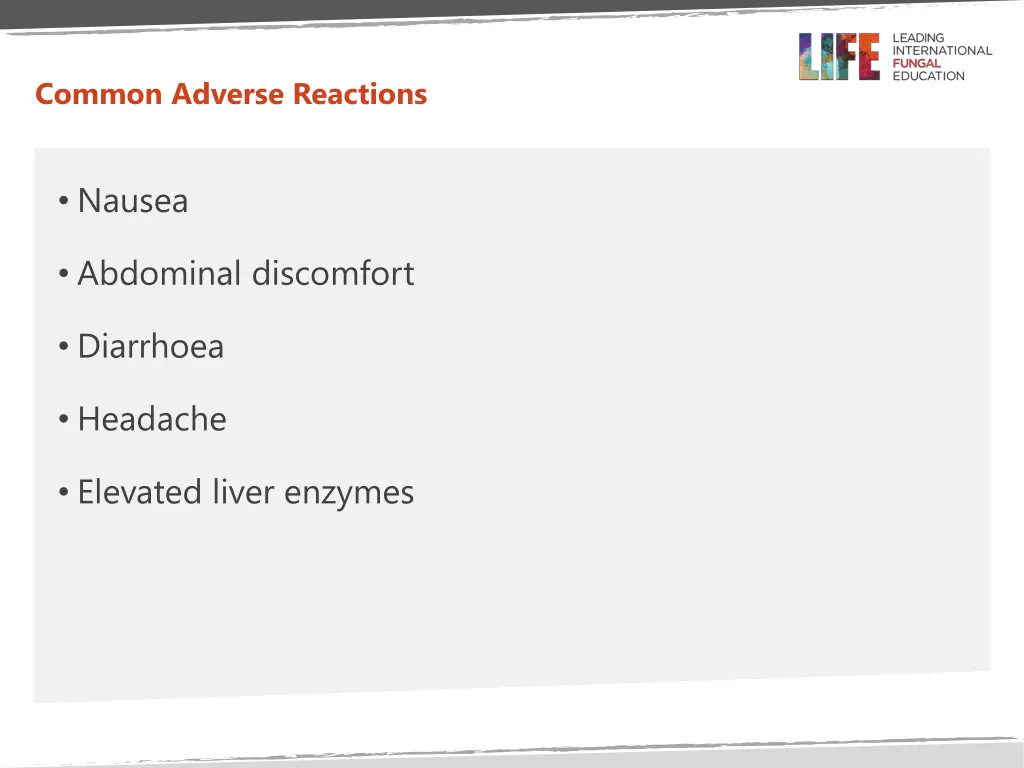 common adverse reactions