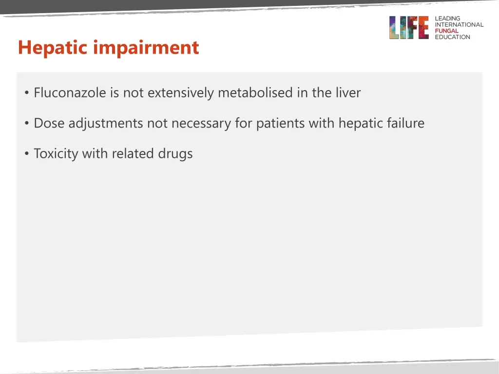 hepatic impairment