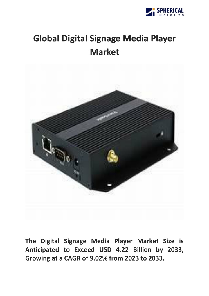 global digital signage media player market