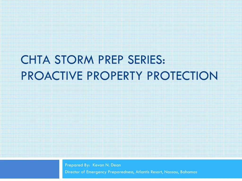 chta storm prep series proactive property