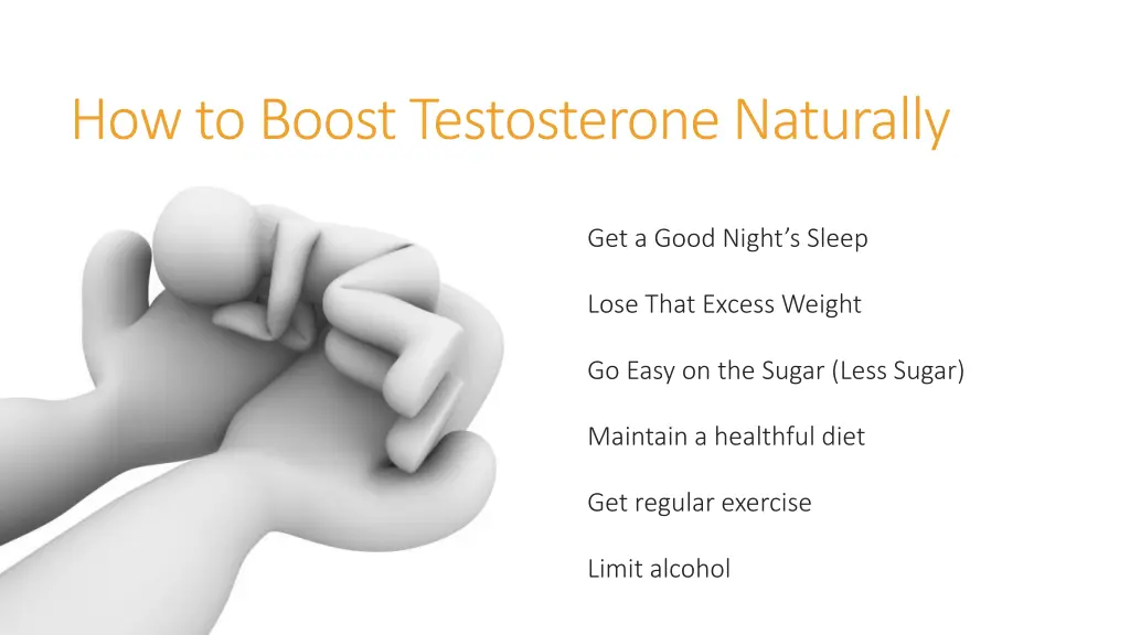 how to boost testosterone naturally