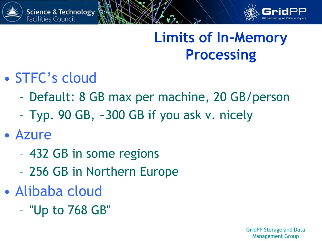 limits of in memory processing