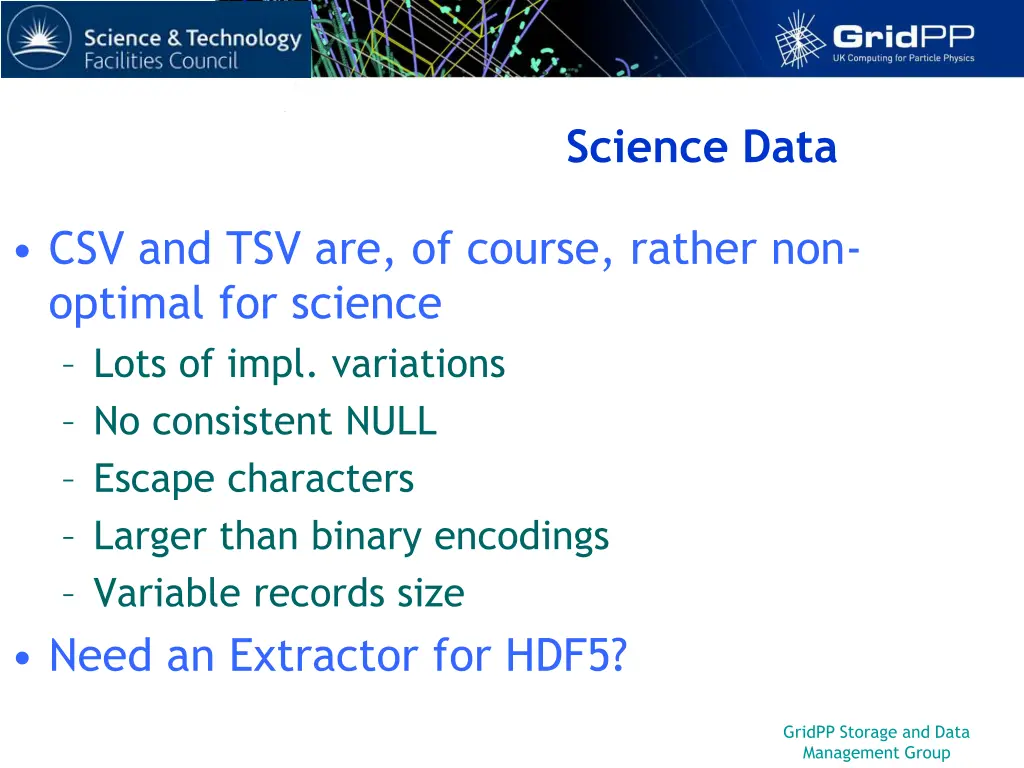 science data