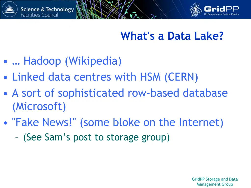 what s a data lake