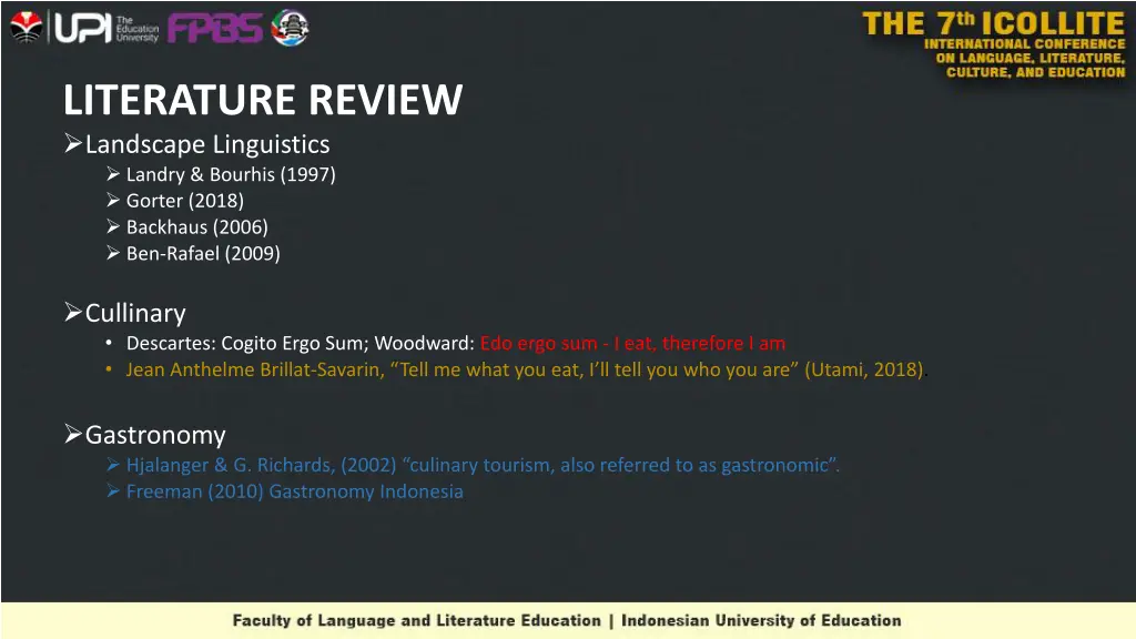 literature review landscape linguistics landry