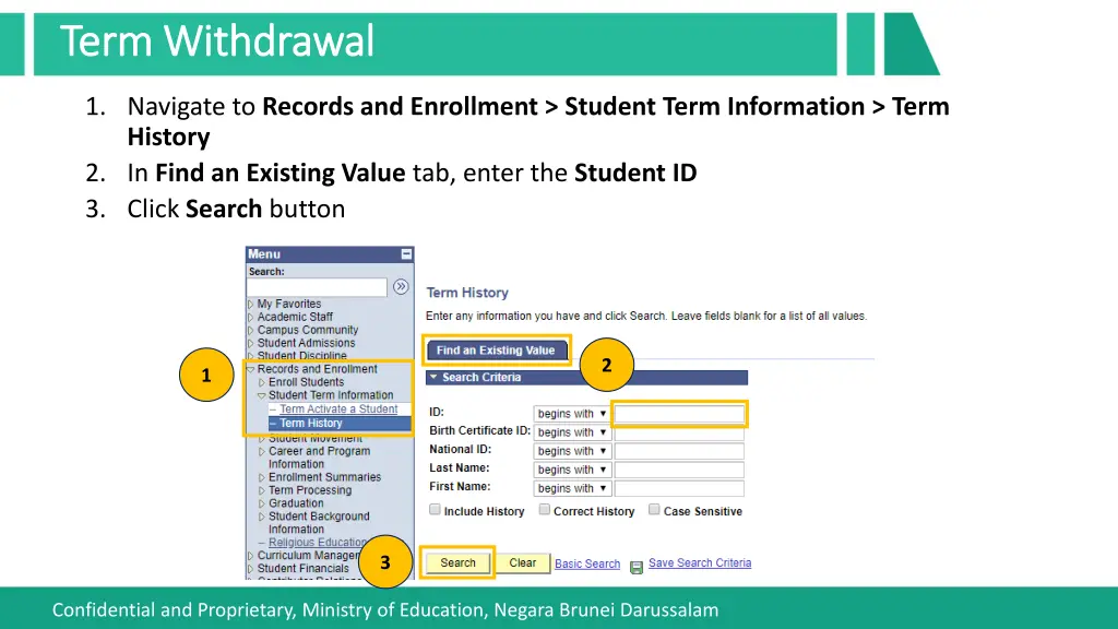 term withdrawal term withdrawal