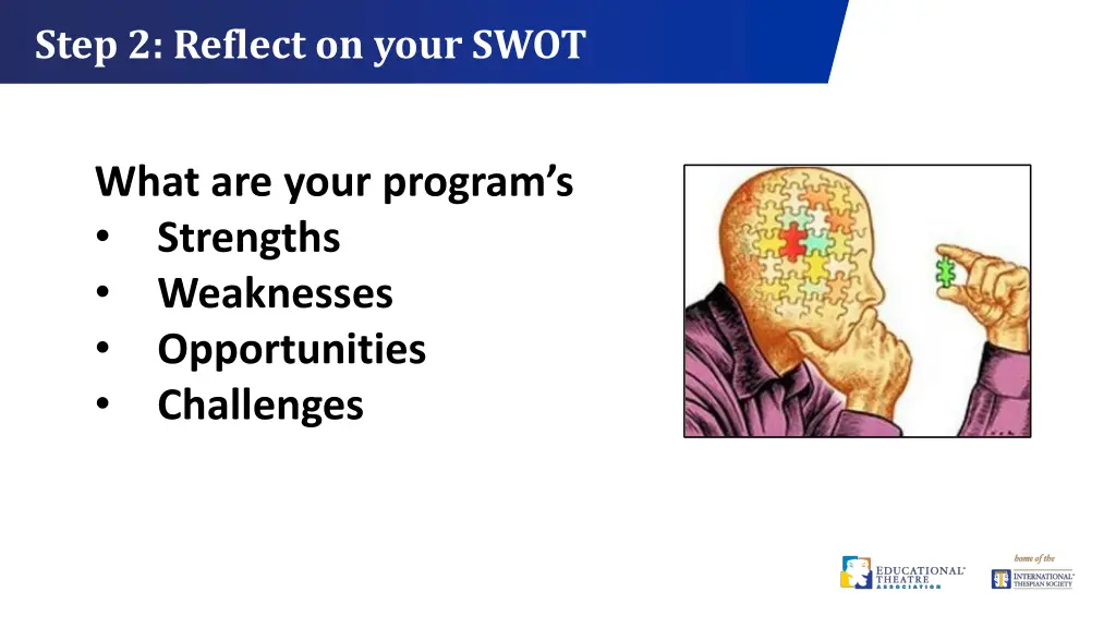 step 2 reflect on your swot