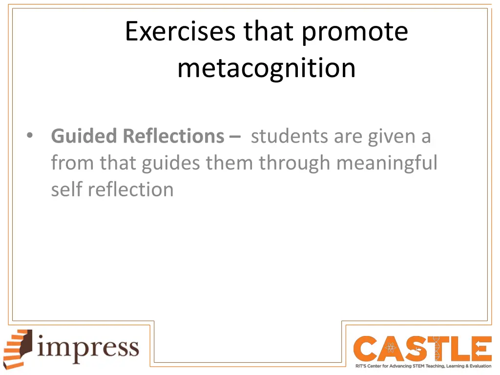 exercises that promote metacognition 2