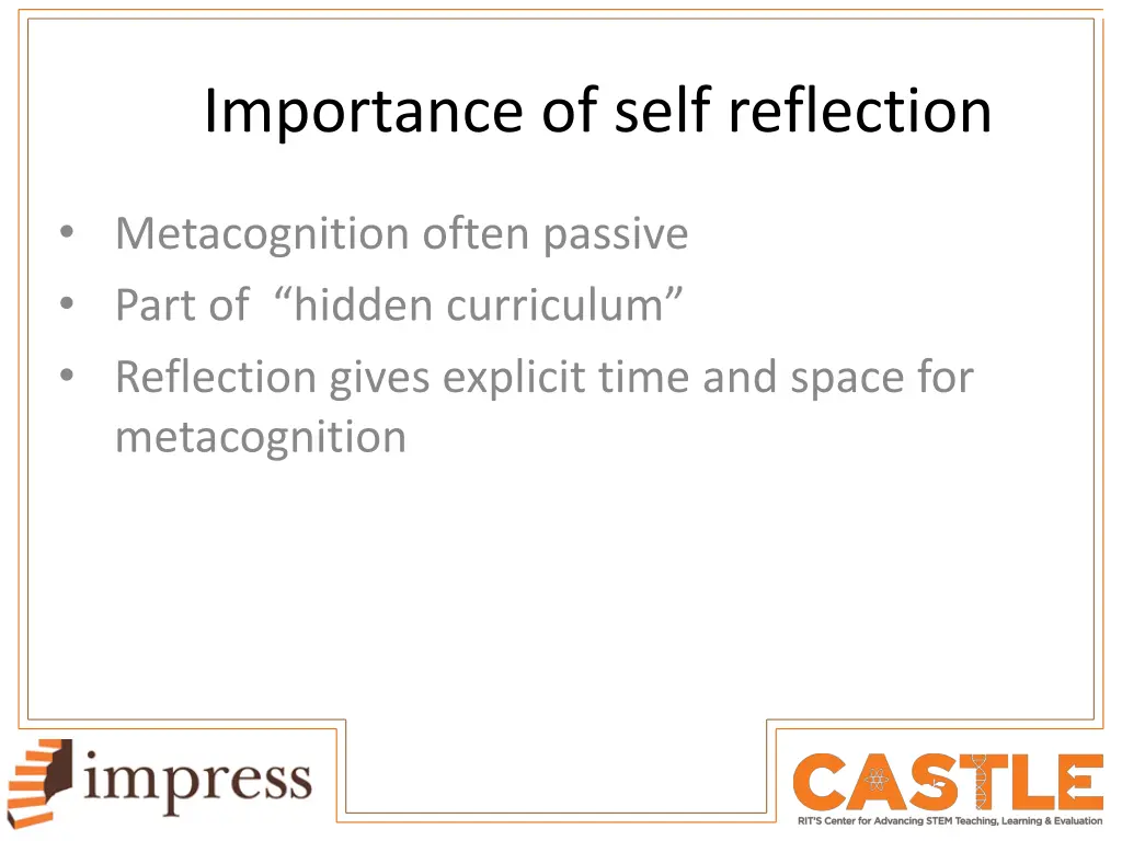 importance of self reflection