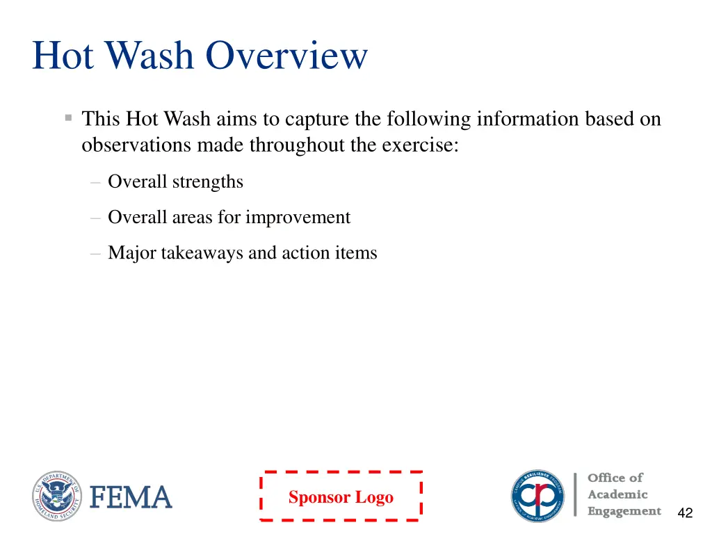 hot wash overview