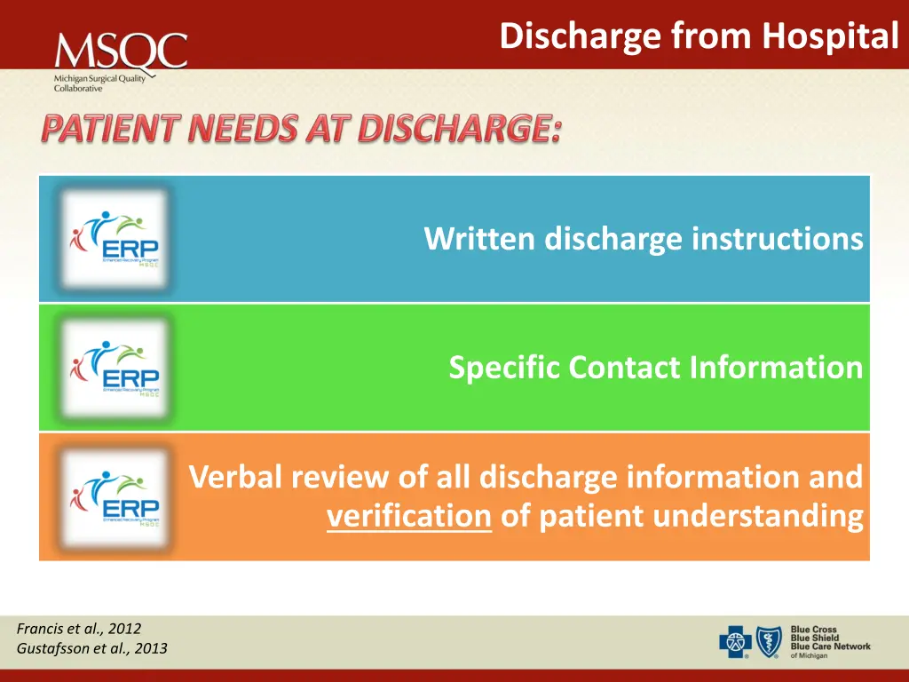 discharge from hospital