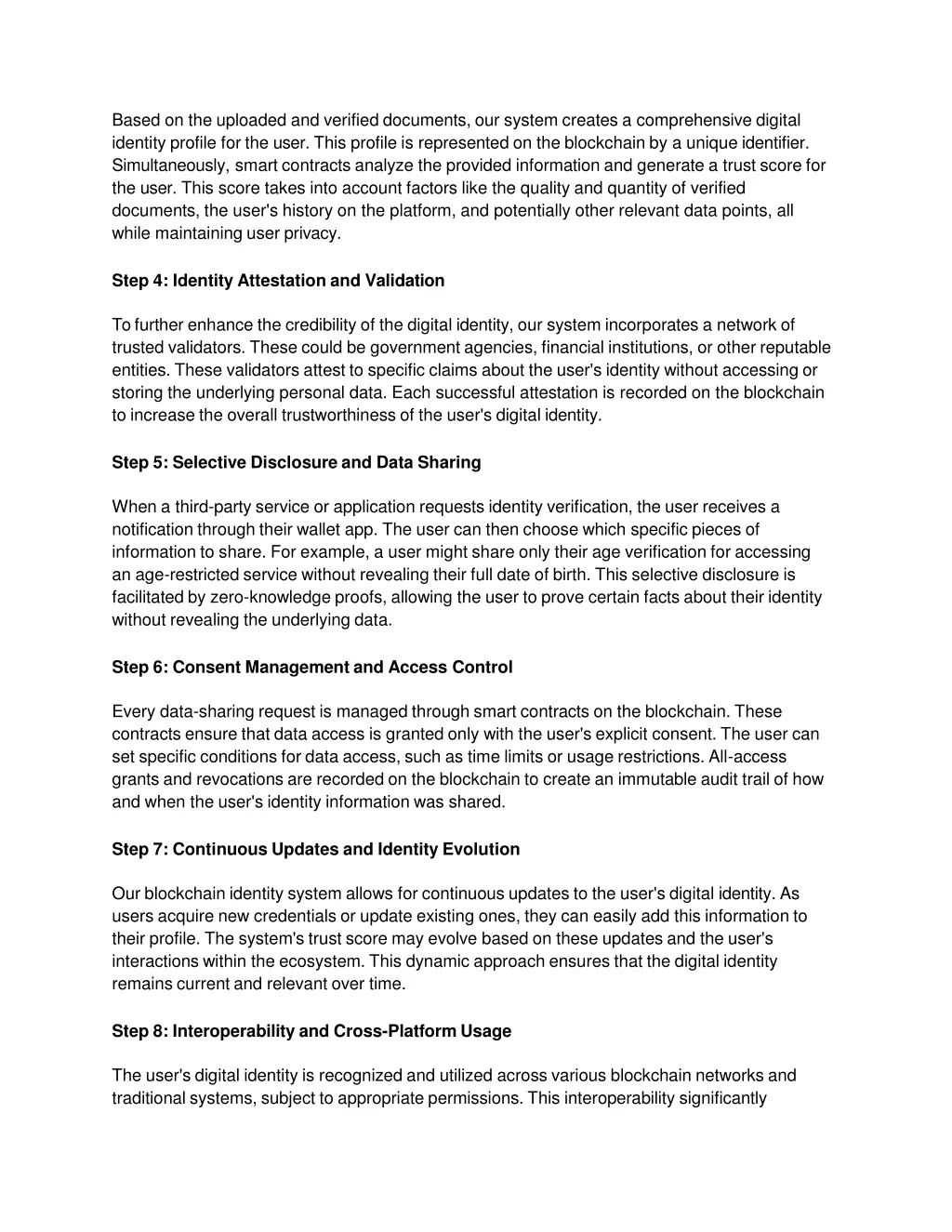 based on the uploaded and verified documents