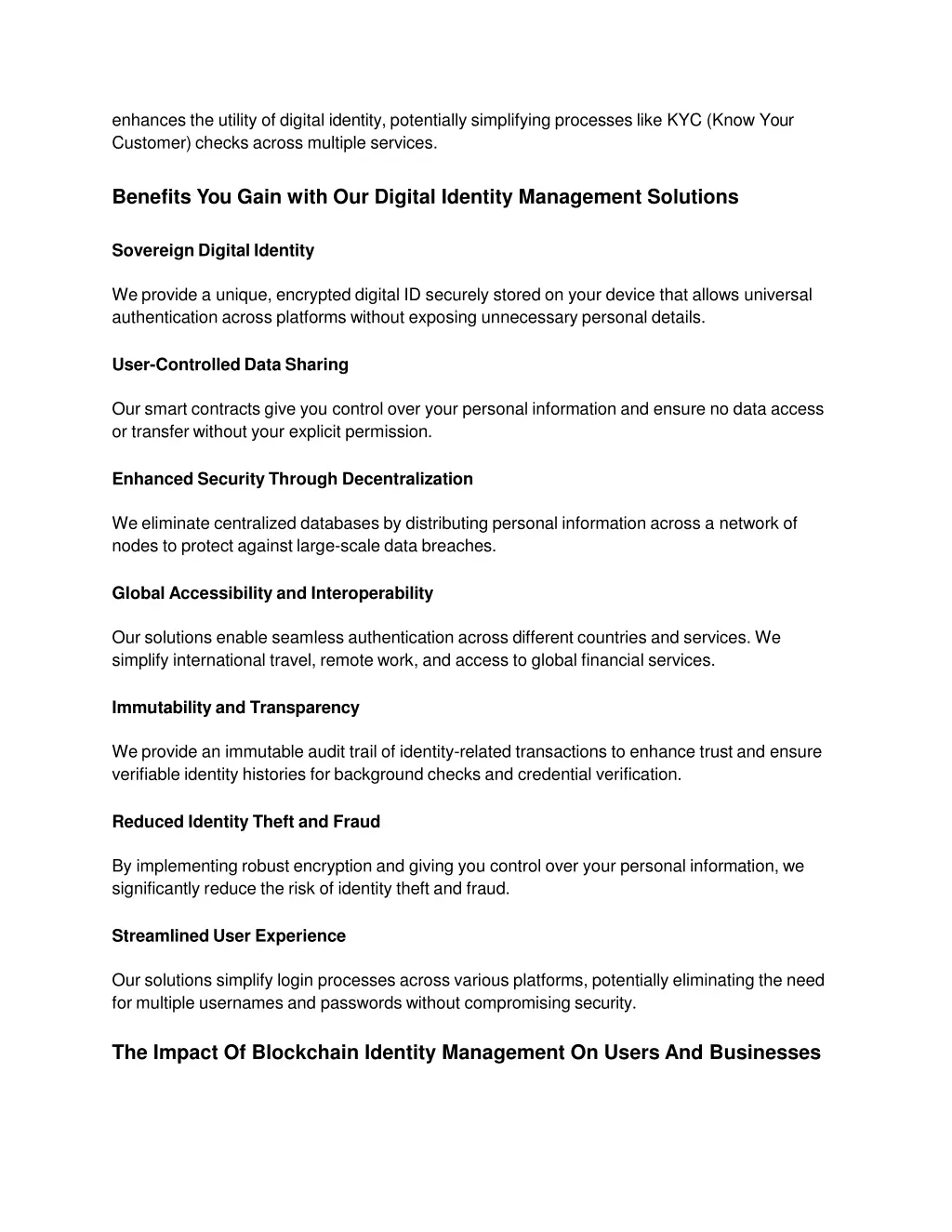 enhances the utility of digital identity
