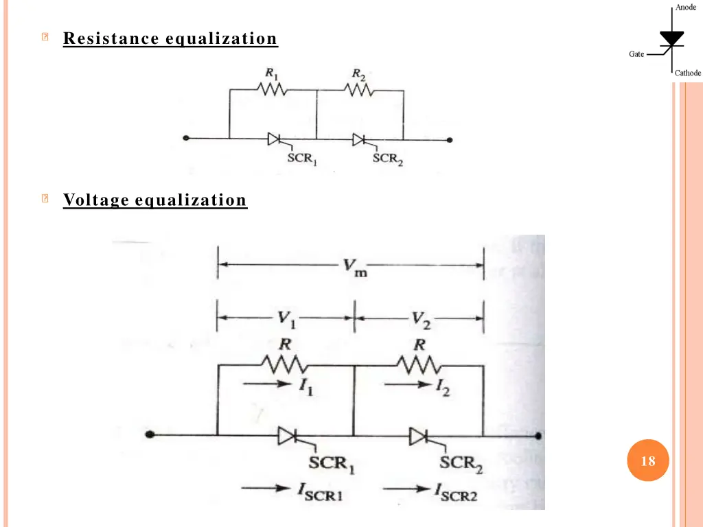 resistance equalization