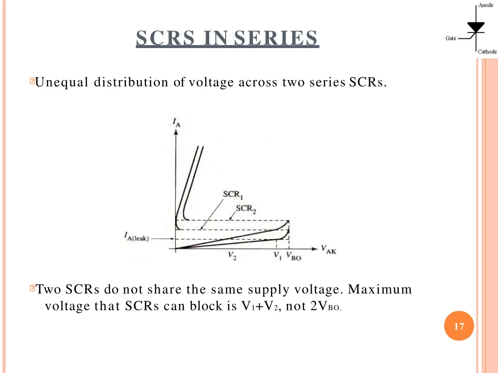 scrs in series