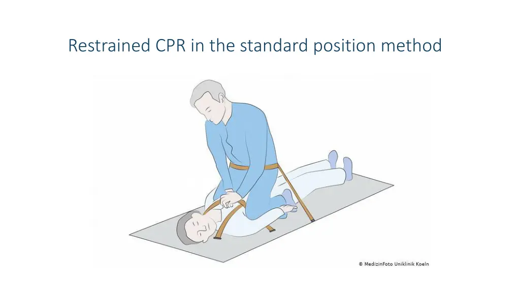 restrained cpr in the standard position method