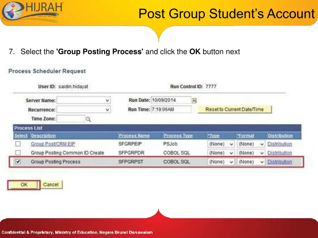 post group student s account 3