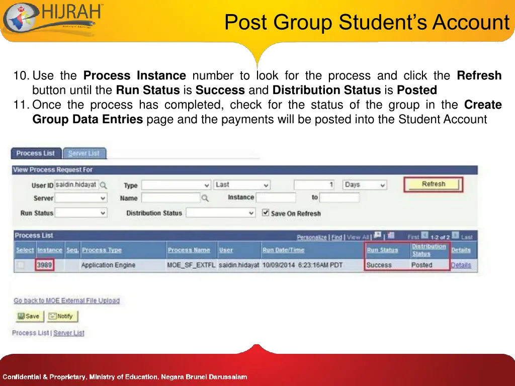 post group student s account 5